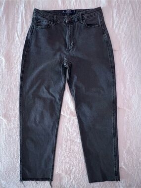 Black High-Rise Mom Jeans